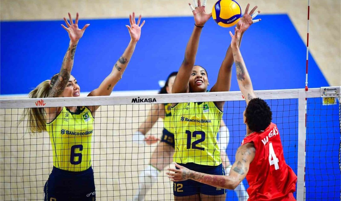 Filenin Sultanları, birinciliği Brezilya’ya kaptırdı A Milli Kadın Voleybol Takımı, Milletler Ligi’nin (VNL) 3. haftası
