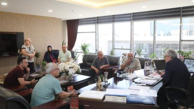 Kurban Bayramı tatilinin ardından Bandırmalılar ile makamında bir araya gelen