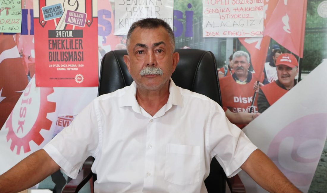 Balkış: “Bu emeklinin hak ettiği maaş değildir” DİSK Emekli Sen Bandırma Şube Başkanı Levent Balkış,en düşük emekli