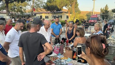 Avşa ve Yiğitler’de aşure hayrına katılan Marmara Adalar Belediye Başkanı