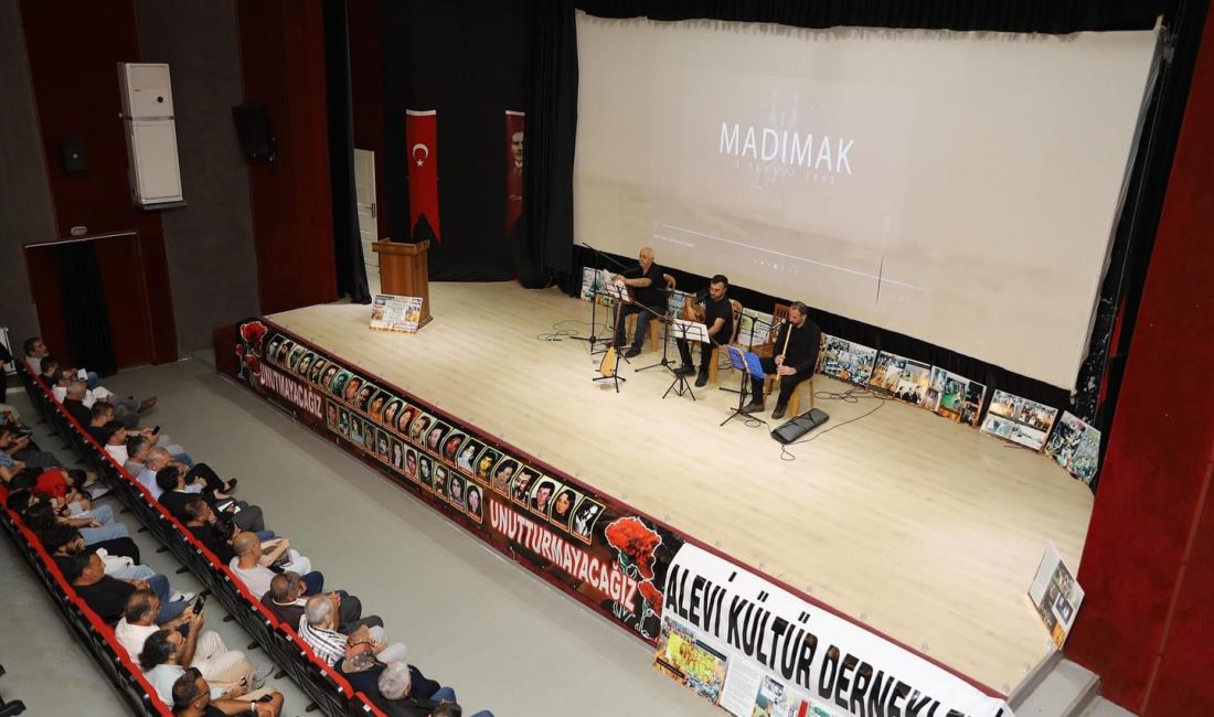 Sivas Katliamı’nın 31’inci yıl dönümünde Alevi Kültür Derneği, ölen şehitleri