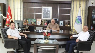 Gönen Belediye Başkanı İbrahim Palaz ve Manyas Belediye Başkanı Ahmet