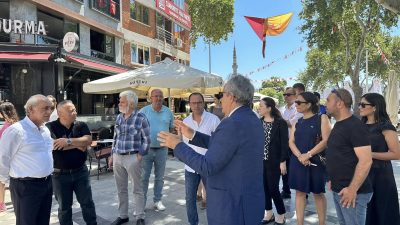 Teknik ekibi ile Sevgi Yolu’nu ziyaret eden Bandırma Belediye Başkanı