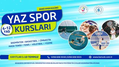 BANÜ tarafından çocukların yaz aylarını daha verimli geçirmeleri ve sporlarla