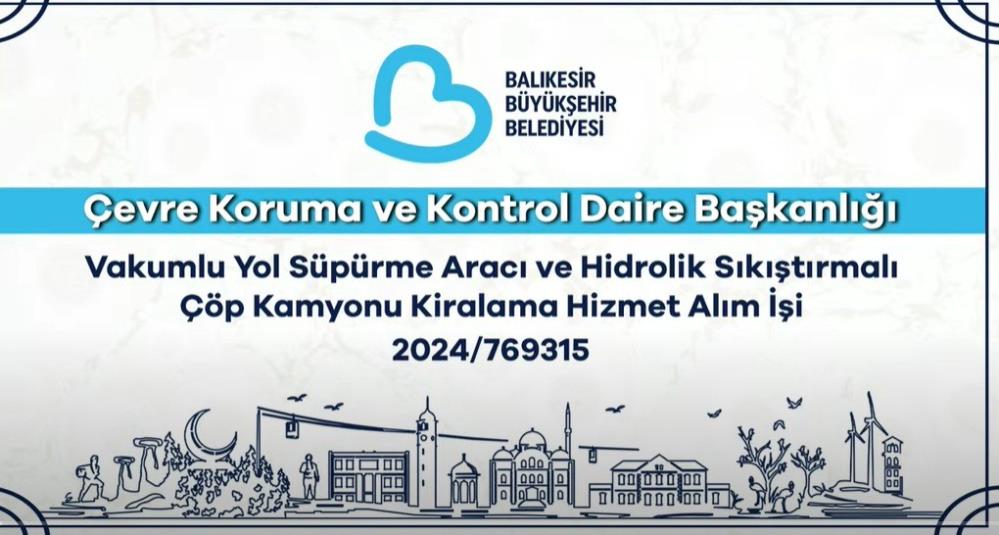 Balıkesir Büyükşehir Belediyesi ihaleleri canlı olarak yayınlayacak Şeffaf bir yönetim anlayışıyla belediye ihalelerini canlı olarak yayınlatan Balıkesir