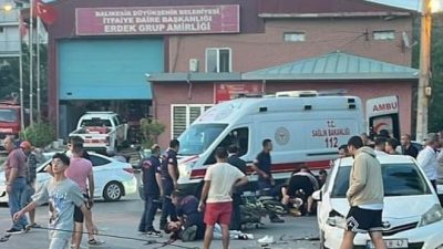 Erdek girişinde, trafik sinyalizasyon sistemi bulunmaması nedeniyle yıllardır tartışma konusu