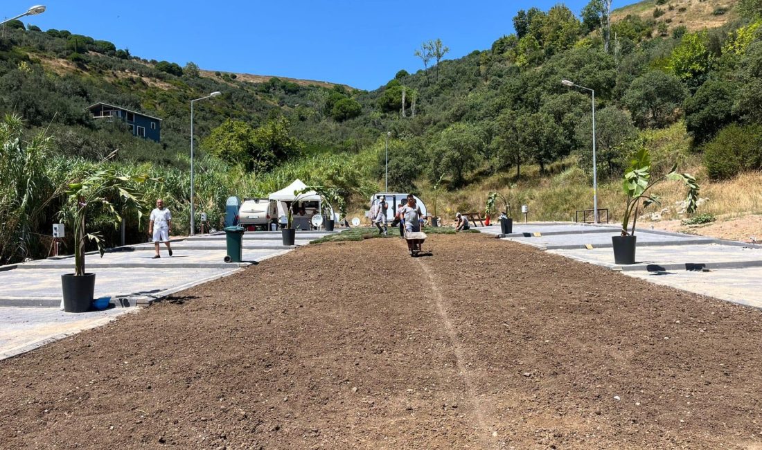 Bandırmalı doğaseverler için Tatil Köyü Karavanpark yenilendi Bandırma Belediyesi, doğa ve karavan severler için Tatlısu Tatil Köyü