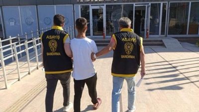Balıkesir’den başlayıp Bandırma’ya uzanan hırsızlık olayının faili polisin titiz çalışması