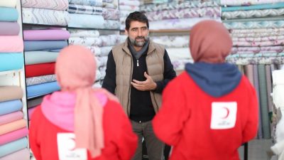 Türk Kızılay, deprem bölgesinde ekonomik canlanmaya destek olmak için başlattığı