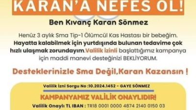 Marmara Adalar Belediye Başkanı Aydın Dinçer, SMA TİP 1 hastası