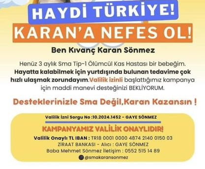 Başkan Dinçer’den, Bandırma’nın SMA hastası bebeğine destek Marmara Adalar Belediye Başkanı Aydın Dinçer, SMA TİP 1 hastası