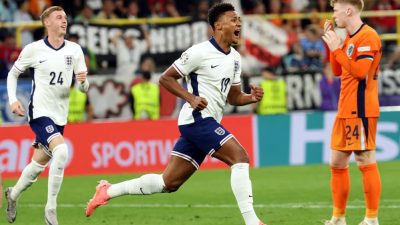 2024 Avrupa Futbol Şampiyonası (EURO 2024) Yarı Final karşılaşmasında İngiltere,