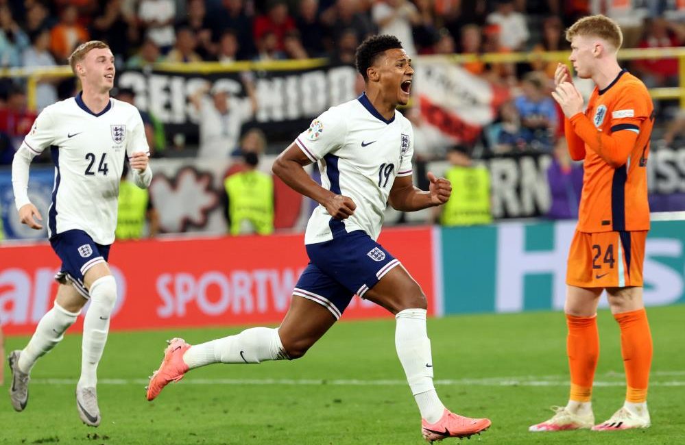 EURO 2024’te finalin adı: İngiltere – İspanya 2024 Avrupa Futbol Şampiyonası (EURO 2024) Yarı Final karşılaşmasında İngiltere,