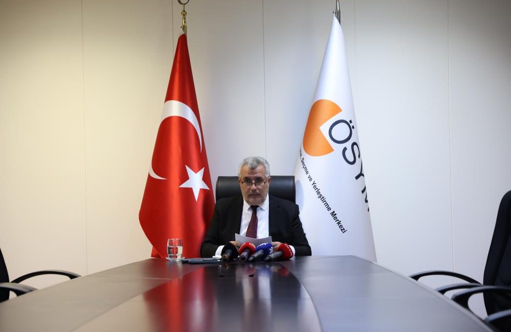 2024-YKS sonuçları açıklandı Ölçme, Seçme ve Yerleştirme Merkezi (ÖSYM) Başkanı Prof. Dr. Bayram