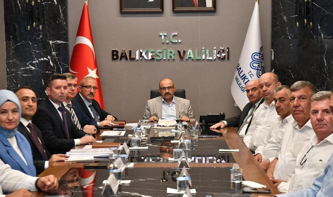 Gönen TDİOSB çalışmaları masaya yatırıldı Balıkesir Valisi İsmail Ustaoğlu başkanlığında gerçekleştirilen toplantıda, Gönen TDİOSB çalışmalarının
