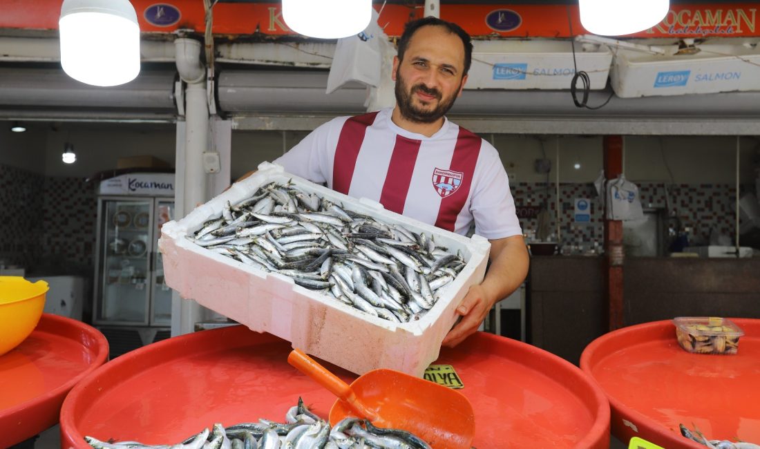 Av sezonunun kapanmasının ardından durgunluk yaşanan Bandırma Balık Hali’nde yaşanan
