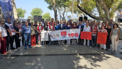 Cumhuriyet Halk Partisi Bandırma İlçe Örgütü, basın açıklaması düzenleyerek eğitim