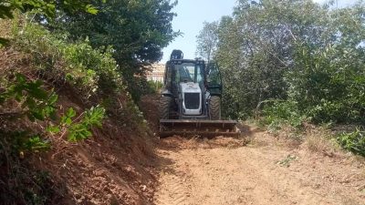 Bandırma Belediyesi tarafından kırsal mahallelerin konforlu ve güvenli yollara kavuşması