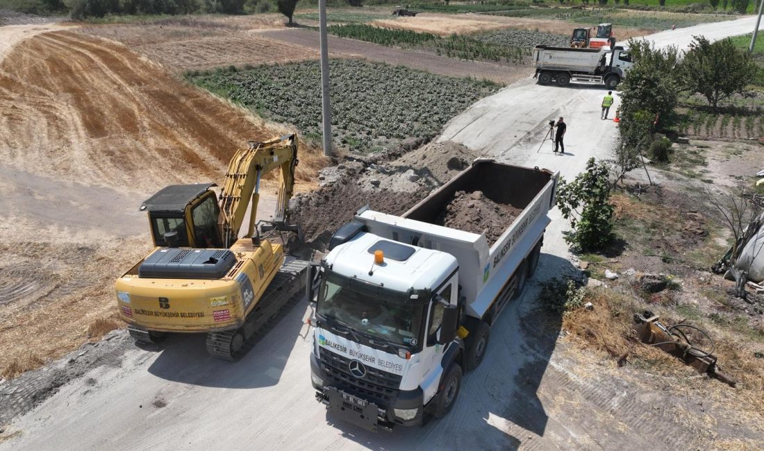 Balıkesir Büyükşehir, 4 ayda 30 kilometre yol yaptı Başkan Ahmet Akın’ın, göreve geldiği 4 ayda, Balıkesir Büyükşehir Belediyesi