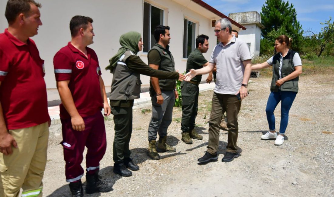 Kayıran, Gönen’de çalışmaları inceledi Gönen Orman İşletme Müdürlüğü’nü ziyaret eden Balıkesir OBM Müdürü Kemal