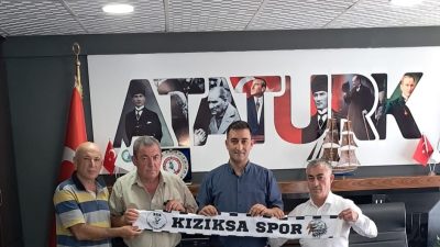 Manyas Belediye Başkanı Ahmet Duru’yu ziyaret eden Kızıksa Spor Kulübü