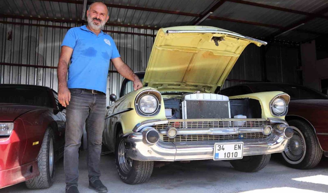 Hurda araçlar onların elinde hayata dönüyor Otomobil tamircisi babası sayesinde klasik otomobillerle tanışan Adem ve Haydar