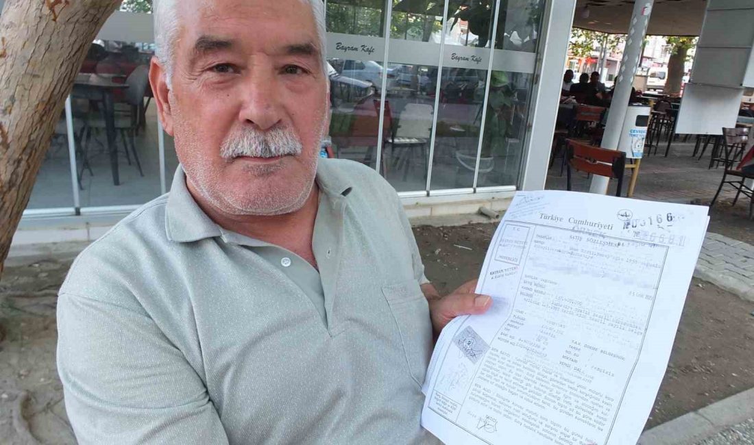 27 yıl önce sattığı kamyonet yüzünden icralık oldu Burhaniye’de Musa Erdil, 1997 yılında noter aracılığıyla sattığı kamyonet yüzünden
