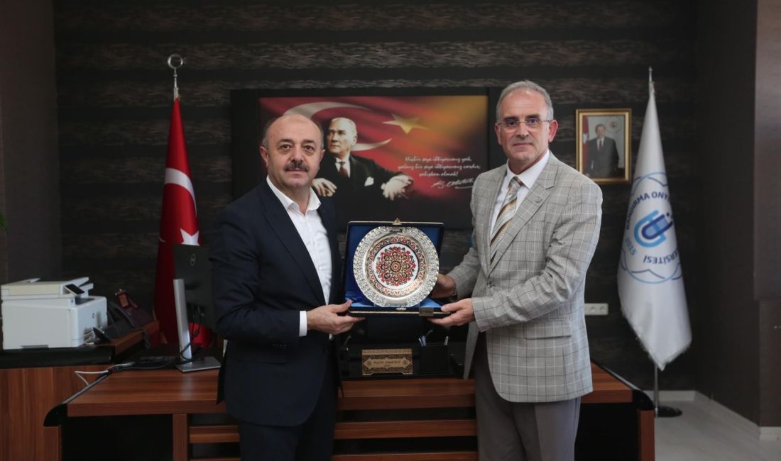 BANÜ’de yükseköğretim gelişmeleri ele alındı Eğitimciler Birliği Sendikası (Eğitim-Bir-Sen) Genel Sekreteri Talat Yavuz ve beraberindeki