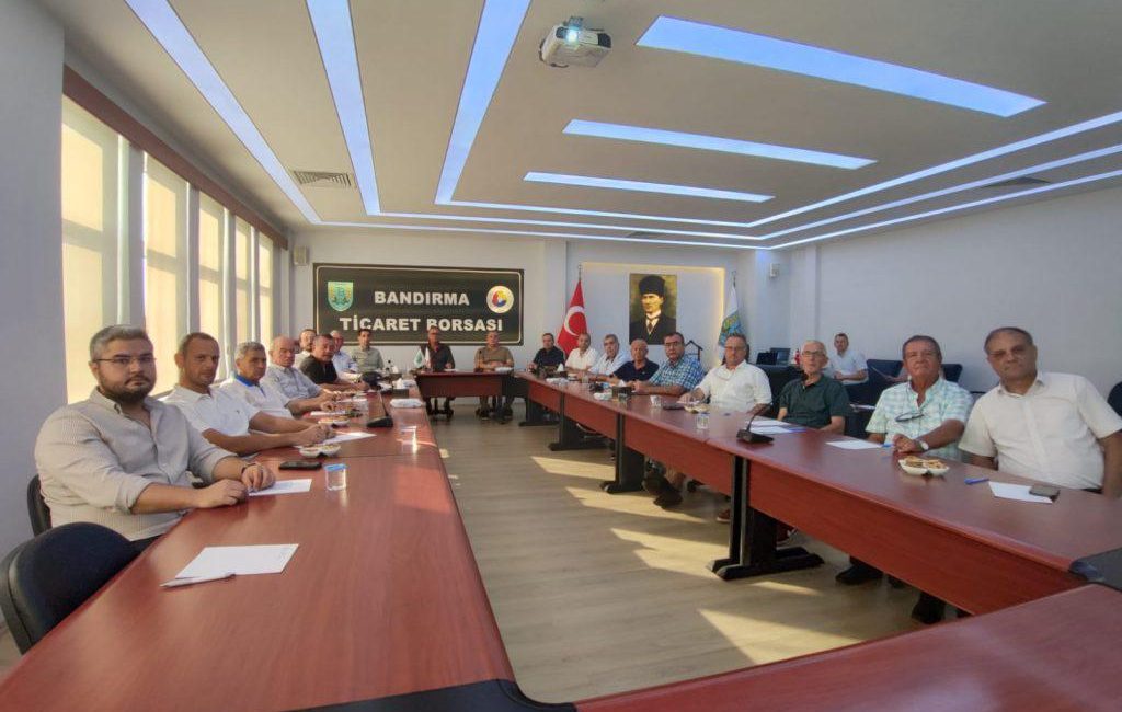 BTB’de Bandırma ve bölgenin sorunları masaya yatırıldı Bandırma Ticaret Borsası Yüksek İstişare Kurulu ile bir araya gelen