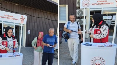 Bandırma Sosyal Hizmet Merkezi (SHM) Müdürlüğü personelleri 2024 Emekliler Yılı