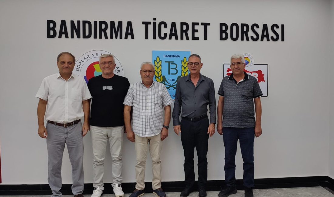 Soğan tüccar ve üreticileri, Bandırma Ticaret Borsası’nda Başkan Can Ata
