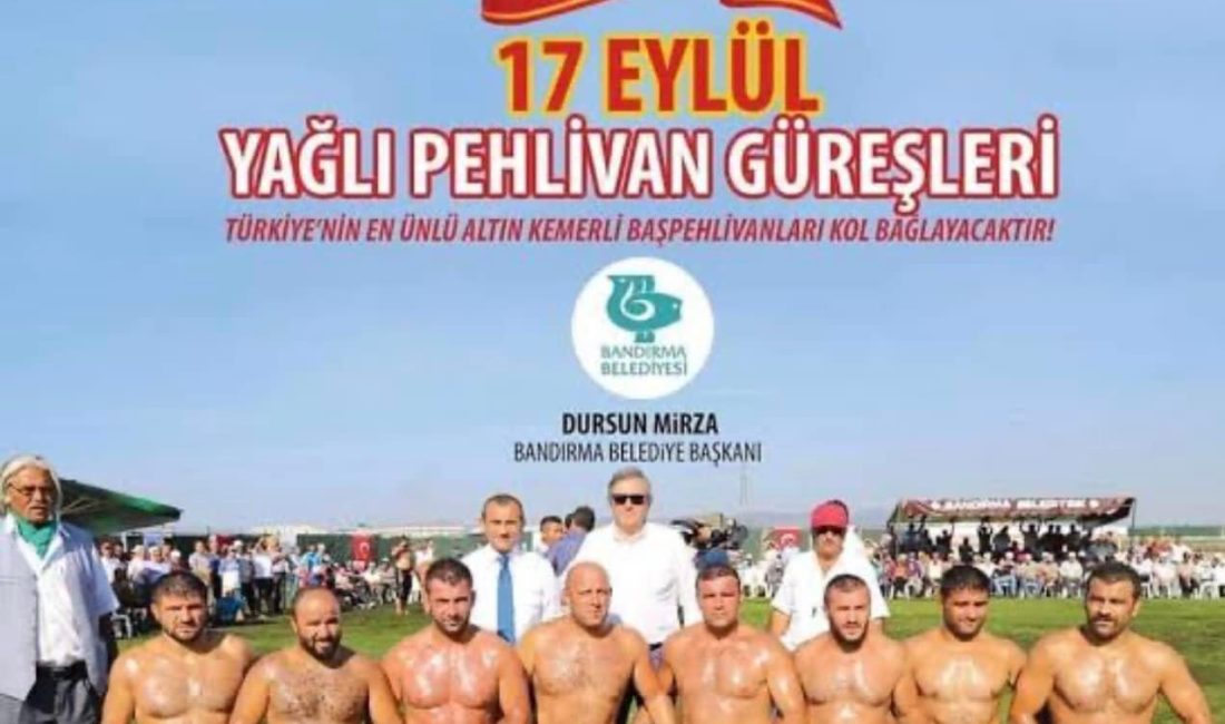 Bandırma’da yağlı güreşler iptal oldu Bandırma Belediye Başkanı Durdun Mirza, bu yıl 4’üncüsü düzenlenen 17