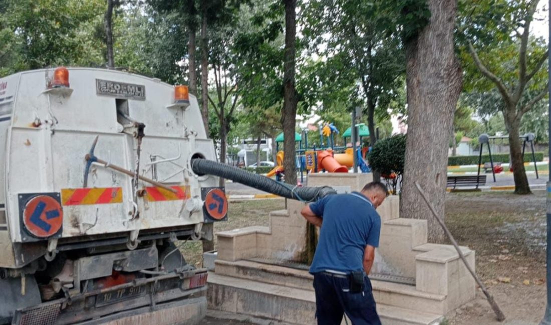 Gönen’de kışa hazırlık çalışmaları başladı Gönen Belediyesi tarafından kışın olası su baskınlarına karşı önlem alma