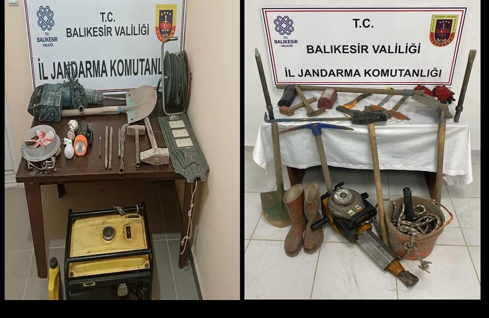 Erdek ve Sındırgı’da izinsiz kazı operasyonu, 5 kişi suçüstü yakalandı Balıkesir İl Jandarma Komutanlığı, kültür ve tabiat varlıkları kaçakçılığına yönelik