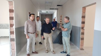Balıkesir İl Millî Eğitim Müdürü Murat Demir, Bandırma’da inşaatı devam