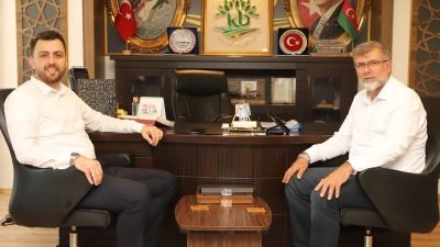 AK Parti Balıkesir Milletvekili Ali Taylan Öztaylan’ı makamında ağırlayan Kepsut