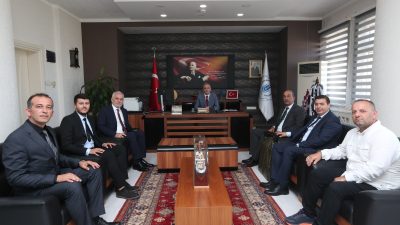 TEZ-KOOP-İŞ Genel Başkanı Haydar Özdemiroğlu, BANÜ Rektörü Prof. Dr. İsmail