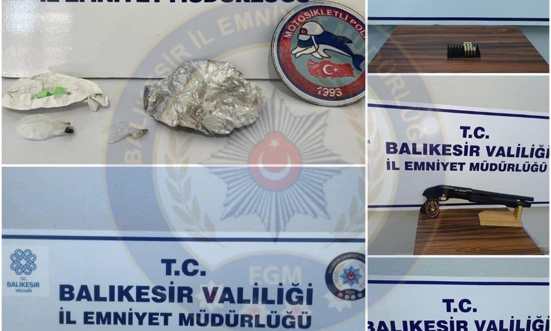 Bandırma ve Edremit’te huzur uygulaması Bandırma ve Edremit ilçelerinde gerçekleştirilen geniş çaplı huzur uygulamasında 6