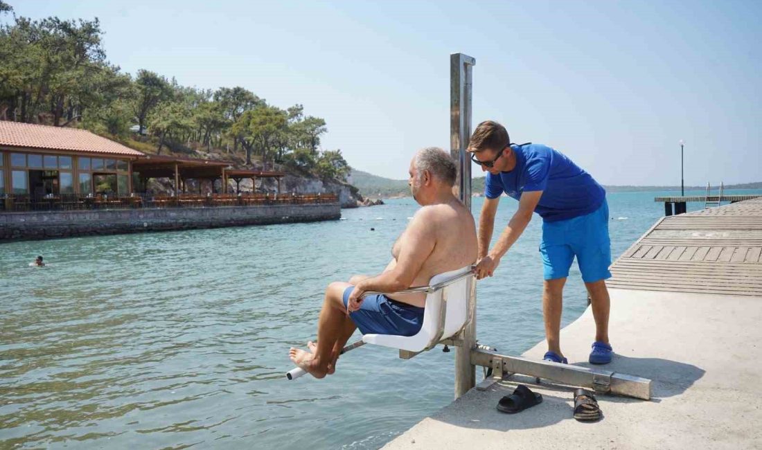 Ayvalık Belediyesi, İşletme İştirakler Müdürlüğü’ne bağlı engelsiz plaj ve engelsiz