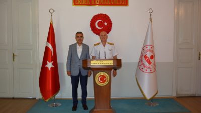 Erdek Mayın Filo Komutanı Tümamiral Mustafa Kaya, Koramiral rütbesine terfi