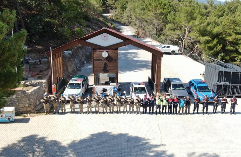 Edremit milli park alanları, orman yangınlarıyla ilgili kritik bir döneme girilmesinden