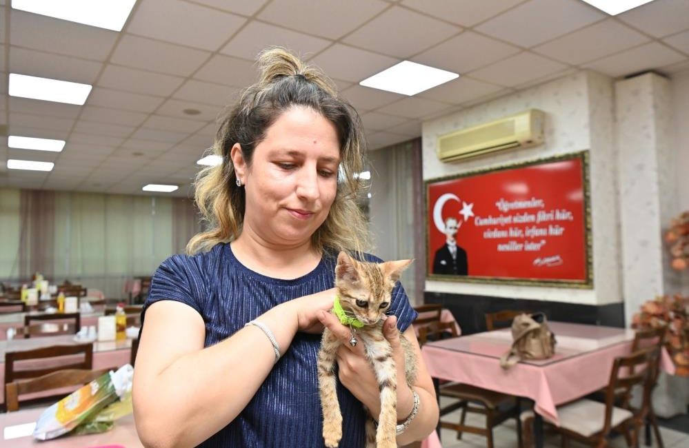 Balıkesir Büyükşehir Belediyesi’nin kahraman itfaiye eri Seray Başol tarafından yangından