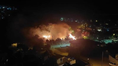 Pelitköy Mahallesi, Grupkent mevkiinde futbol ve basketbol sahalarının bulunduğu alanda