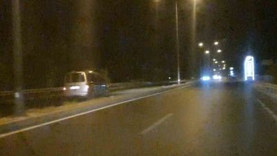 Aydın’ın Sultanhisar’a bağlı Atça Mahallesi’nden Nazilli yönüne ters şeritten giden