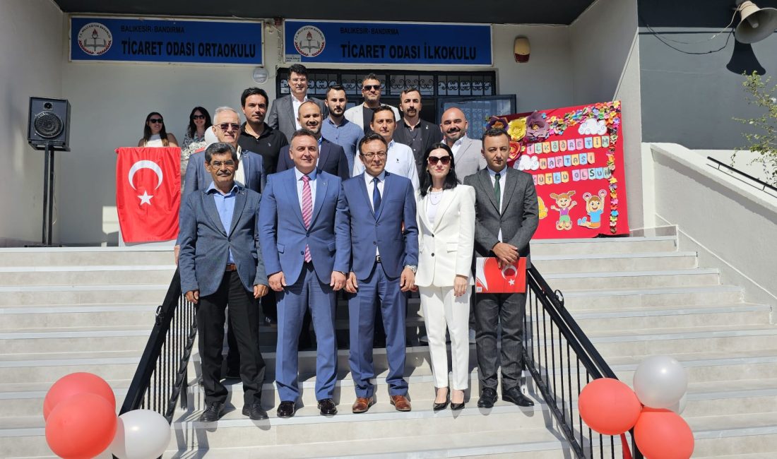 Bandırma Ticaret Odası İlkokulu’nda İlköğretim Haftası kutlaması Bandırma Ticaret Odası İlkokulu ve Ortaokulu’nda, “İlköğretim Haftası” kapsamında kutlama