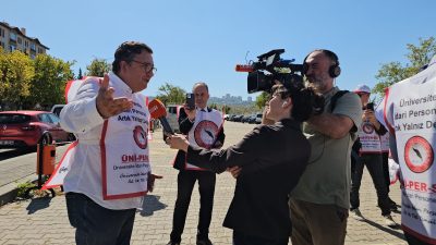 Üniversite İdari Personel Sendikası (ÜNİPERSEN) Genel Başkanı İbrahim Güzel, idari