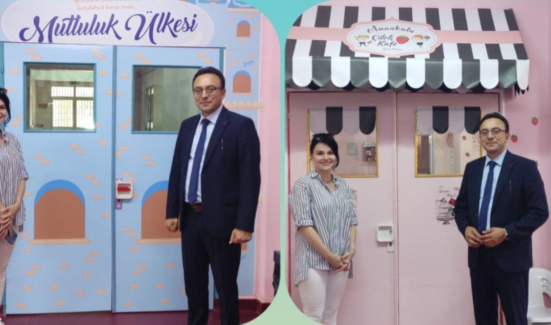 Bandırma İlçe Milli Eğitim Müdürü Mutlu Aslan, proje kapsamında yenilenen