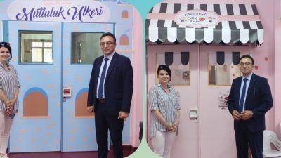 Bandırma İlçe Milli Eğitim Müdürü Mutlu Aslan, proje kapsamında yenilenen