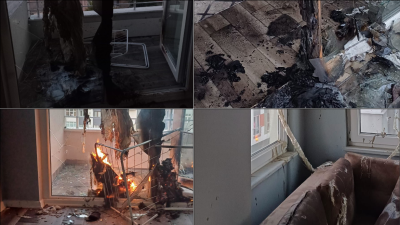 Bandırma’da bir apartman dairesinde meydana gelen doğalgaz patlamasında 1 kişi