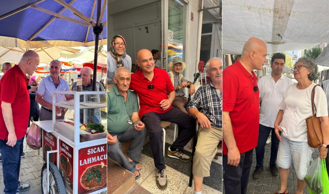 İYİ Parti Grup Başkanvekili Turhan Çömez, Bandırma’da gerçekleştirilen saha çalışmalarında